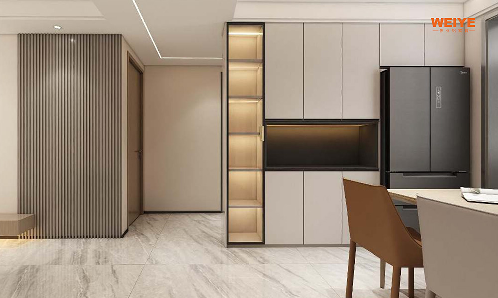 新中式木纹橱柜